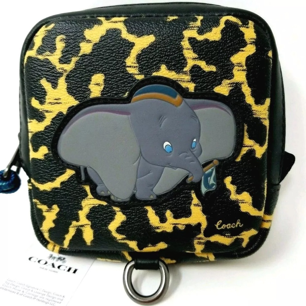 NWT adorable Coach X Disney dumbo pouch